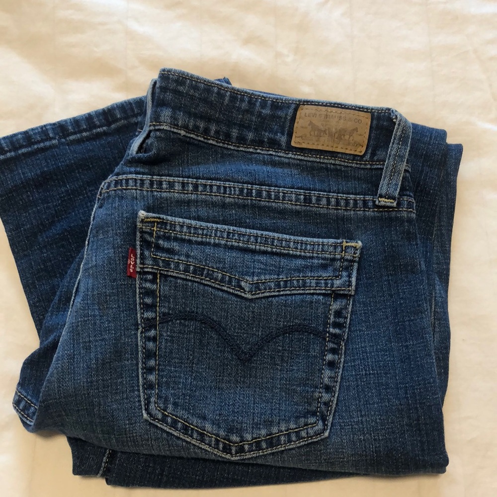 Levi’s 545 jeans.